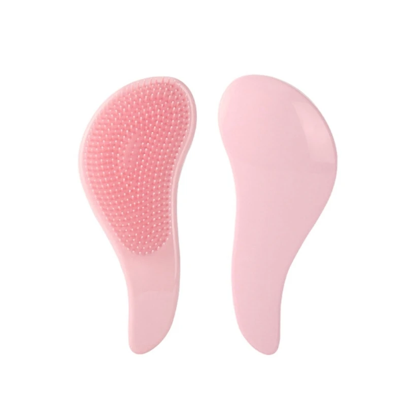 Anti Static แปรงนวดผม Detangle นวดอาบน้ำ Hairbrush หวี Salon Dropshipping