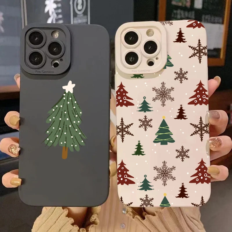 Christmas Tree Graphic Phone Case For Samsung Galaxy A26 A35S26 S24 S25 Plus S23 S21 S22 Ultra A56 A53 A54  A36 Shockproof Cover - view 5