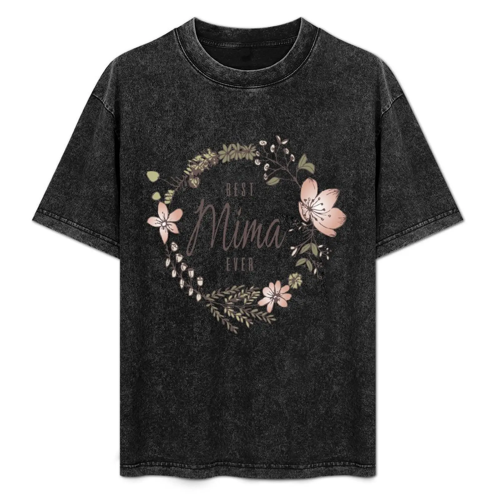 

Best Mima Ever T-Shirt Large Size Casual Tee Shirt