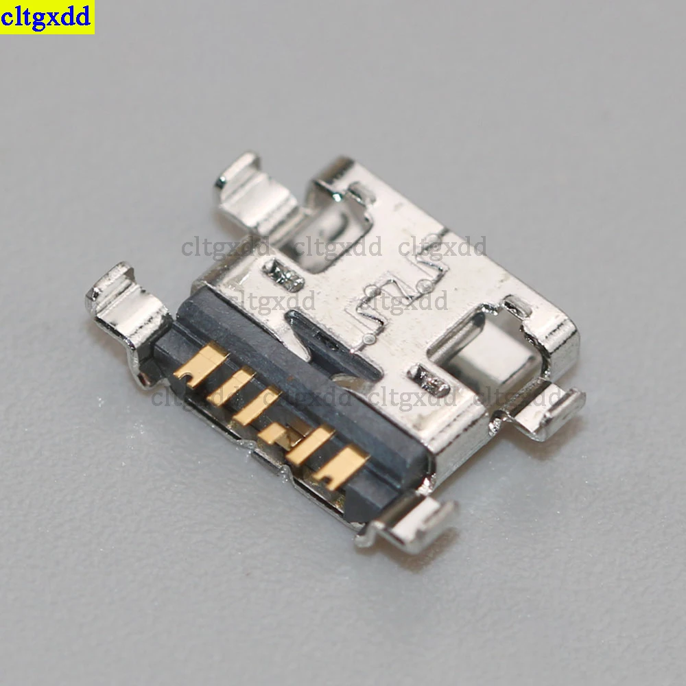 Cltgxdd-موصل منفذ شحن usb مصغر ، 5 قطع/دفعة مناسبة لهاتف i8160 ، s5160 ، 6 دبوس ، مقبس شحن ، قاعدة توصيل