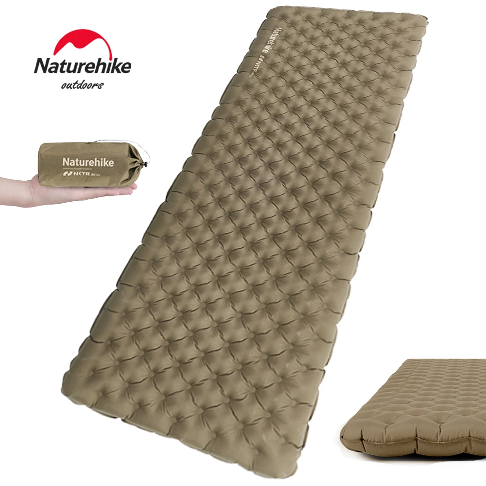 

Naturehike Camping Mat R-value 3.2 Portable Foldable Tent Sleeping Pad Ultralight Outdoor Moisture Air Mattress Travel Beach Mat