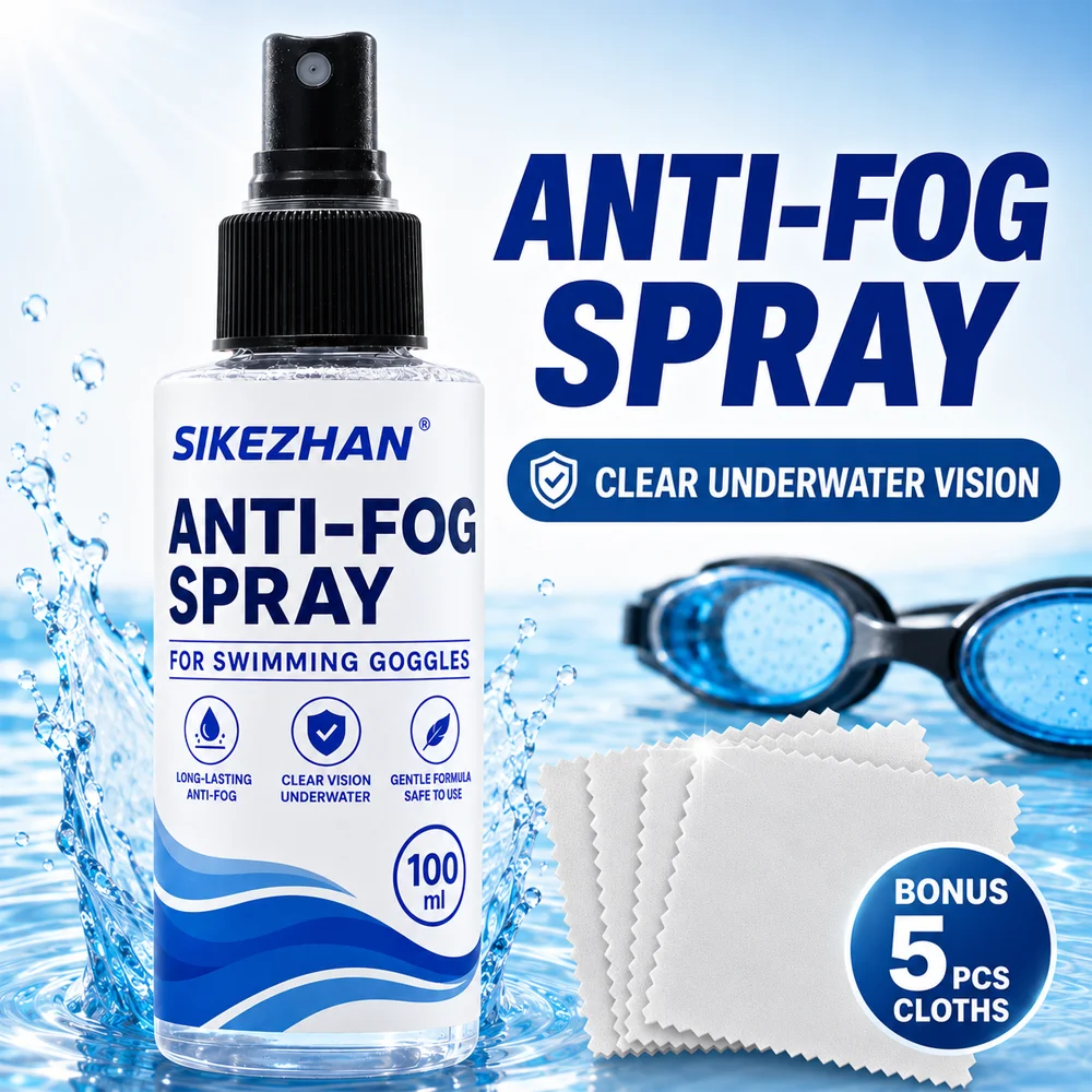 Spray anti-buée pour lunettes, caméras, pare-brise, télescopes et miroirs de salle de bain, protection longue durée pour une vision claire
