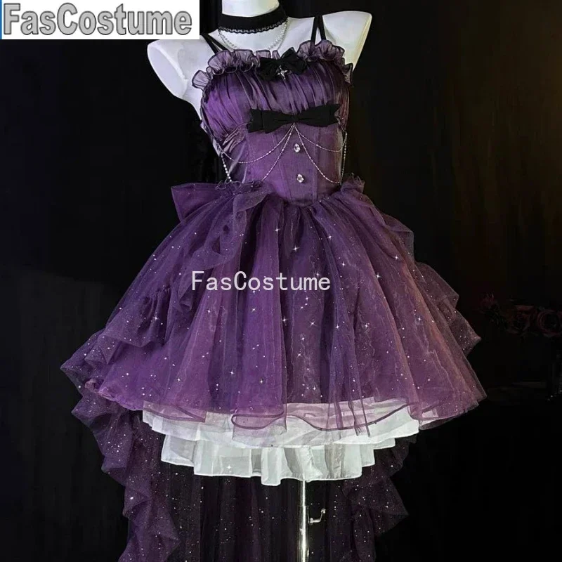 

Victorian Gothic Lolita Jsk Mini Dress Women Kawaii Ruffles Bow Suspender Princess Dresses Girl Sweet Fairy Party Trailing Dress