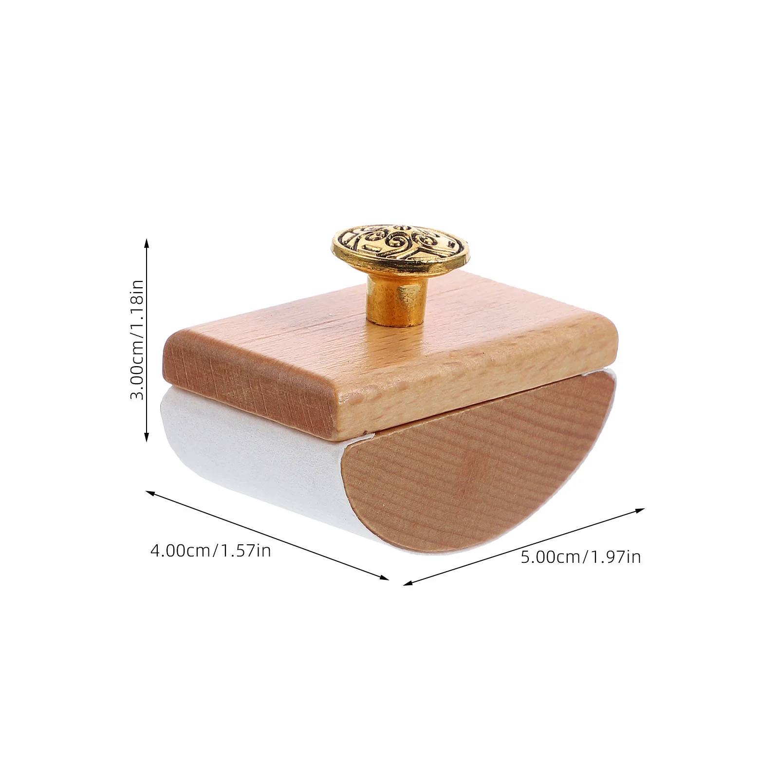 Rocker Ink Absorber Blotter für Schreibstift Holz Schnell trocknende Werkzeuge Büro Aluminiumlegierung Blotting Fountain Student