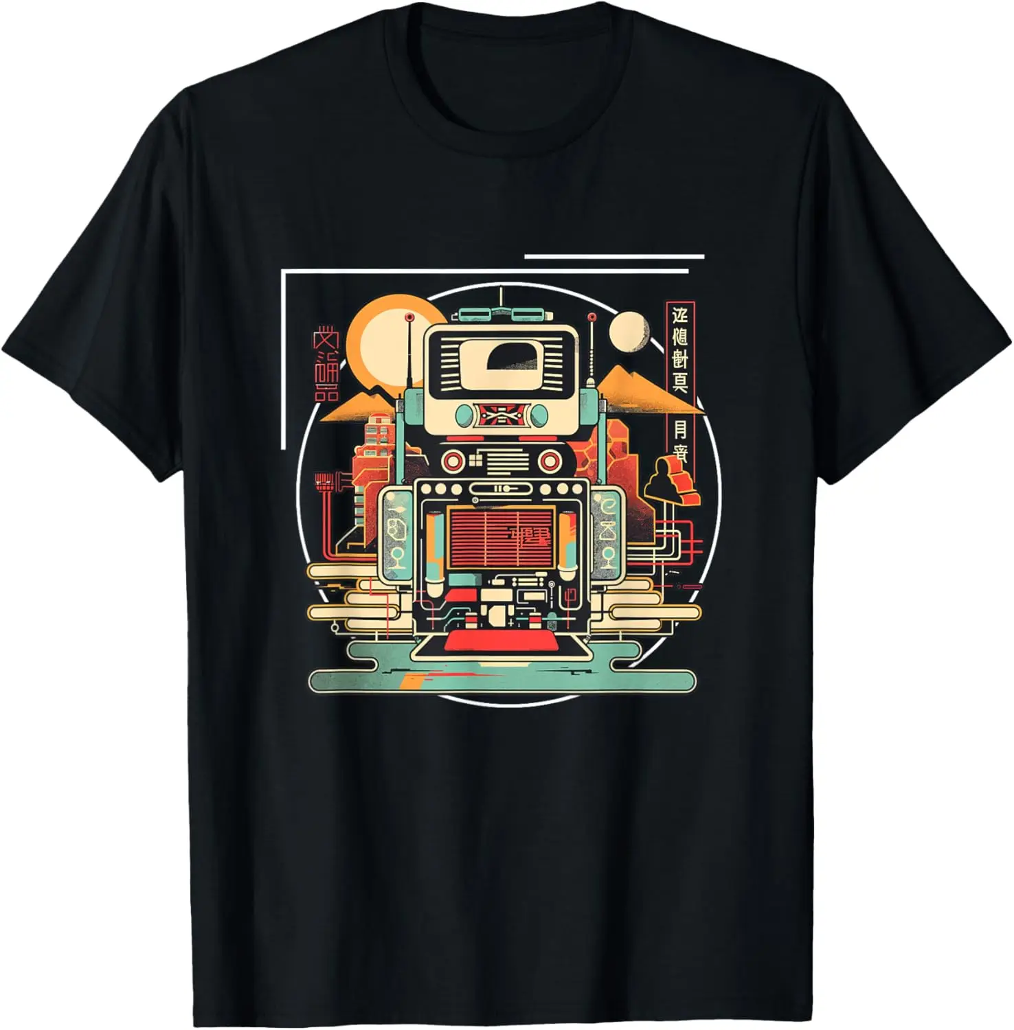 Retro Tech Stack 80s 90s Nostalgia Analog Devices T-Shirt