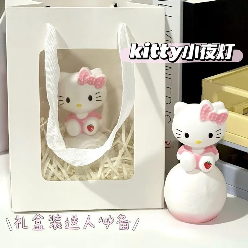 مرحبا كيتي سينامورول أنيمي Kawaii سانريو جميل المنزل ليلة ضوء لطيف الكرتون جميل الديكور هدايا عيد الميلاد اللعب