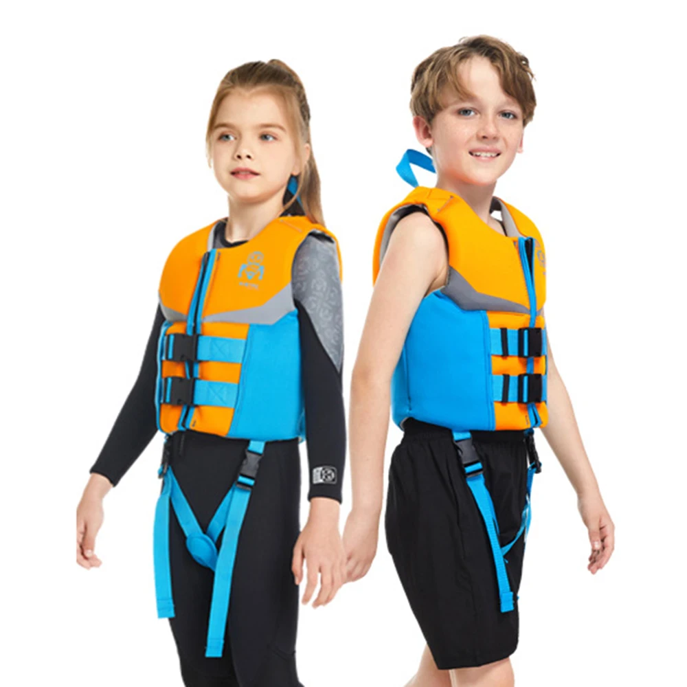 Professional Neoprene Buoyancy Vest, Children\'s Swimming Life Vest, Portable Lightweight, Rafting Safety Jacket