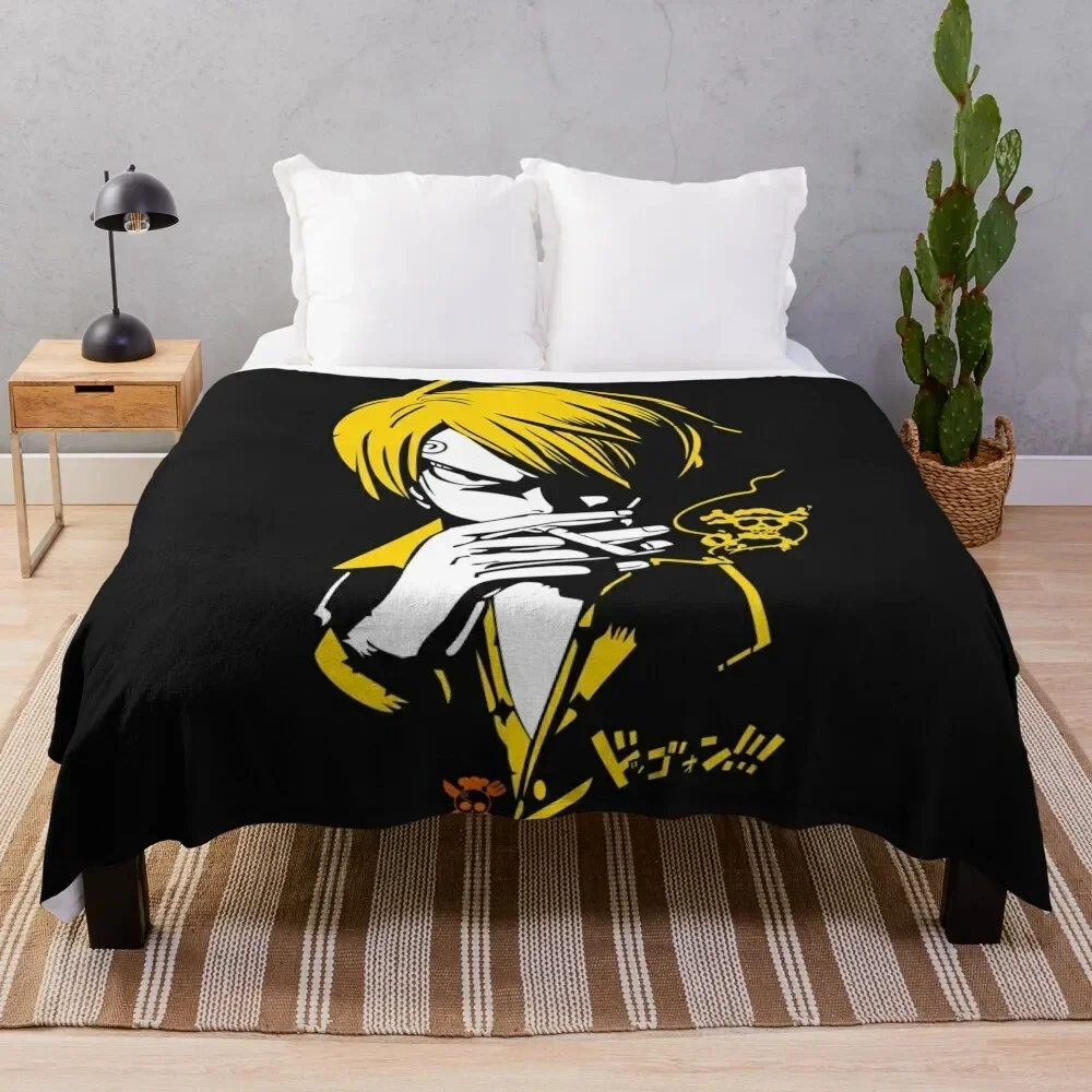 smokey sanji Throw Blanket Summer Hairys Blankets Sofas Of Decoration wednesday Blankets