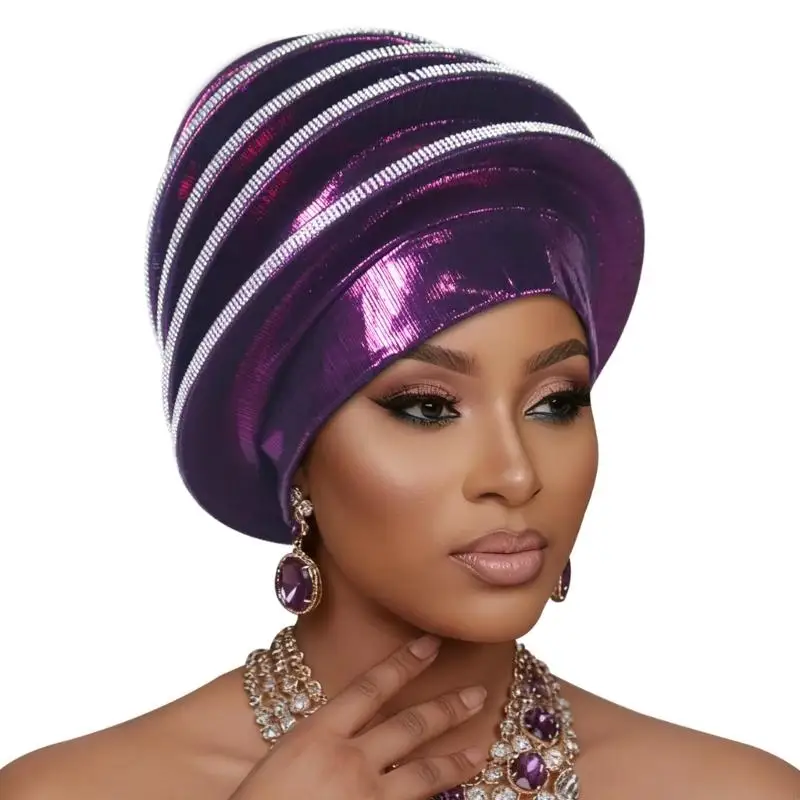 

Y3NE Удобная и дышащая шапка-тюрбан из полиэстера для сезона поклонения в Африке и повседневной деятельности