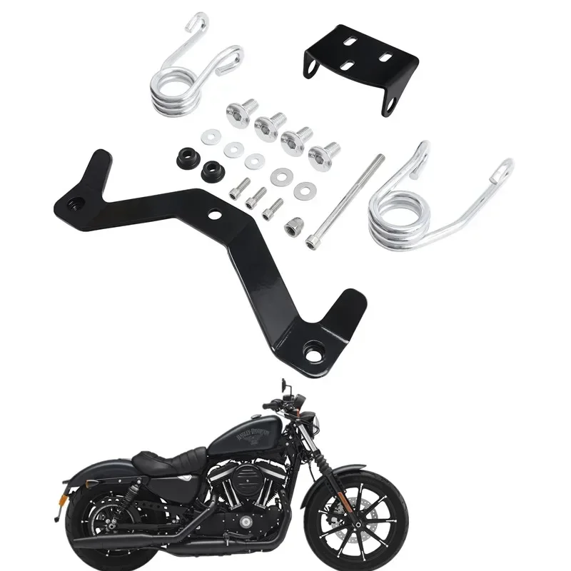 

Для Harley Sportster 1200 883 2004-2006 2010-2016 Iron 883 детали мотоцикла комплект сидений пружинный опорный кронштейн для седла Acsessories