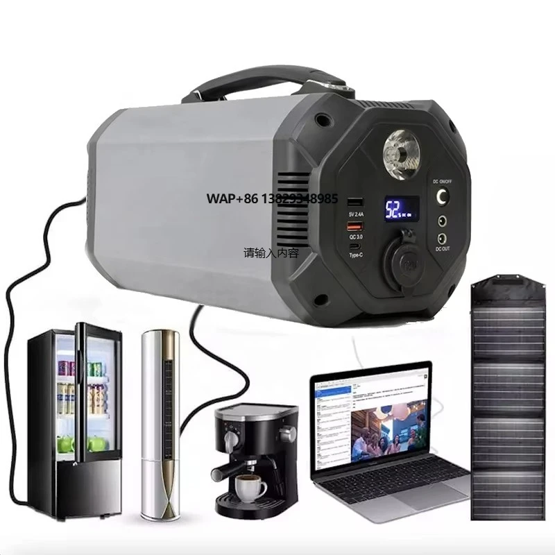 

High Quality Economical Price 1000w 500w Portable Power Station Solar Generator Appliances and Car Jumper Starter