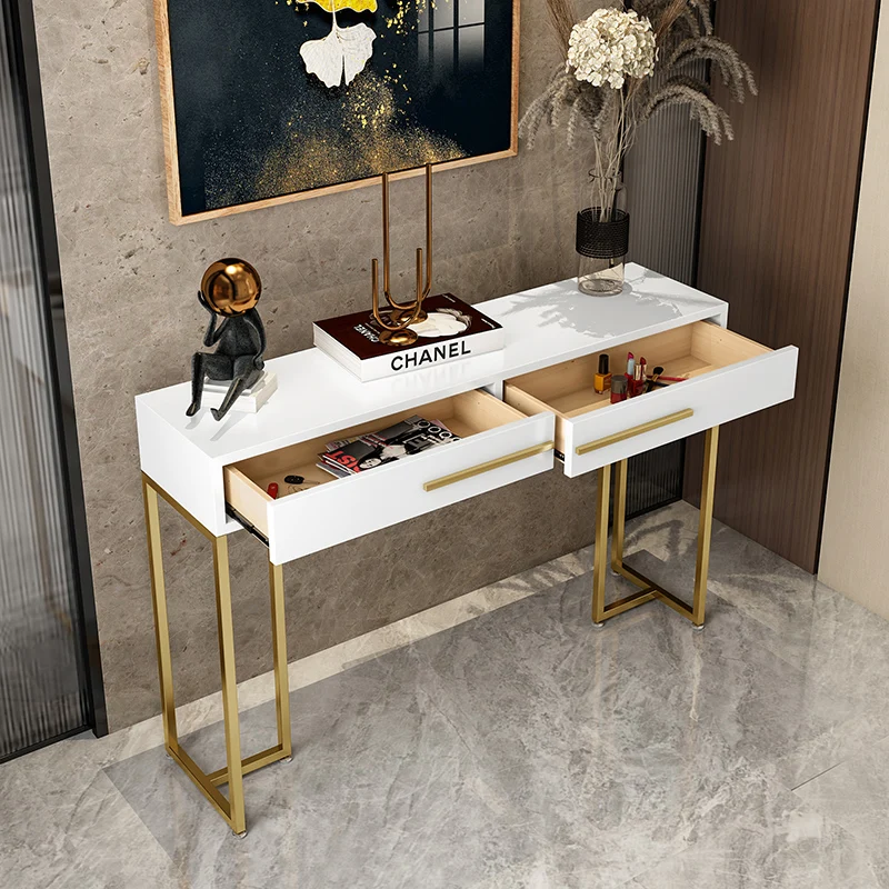 

Design Nordic Console Tables Furniture Luxury Modern Senior Corner Table Simple Gorgeous Mesa De Entrada Furniture Living Room
