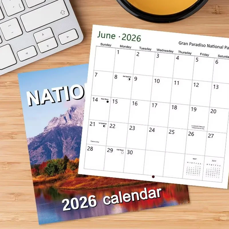 ปฏิทินปี 2026 สวนแห้งแห่งชาติที่สวยงาม - ความงดงามของทิวทัศน์ 12 เดือน สำหรับการจัดระเบียบและตกแต่งบ้าน