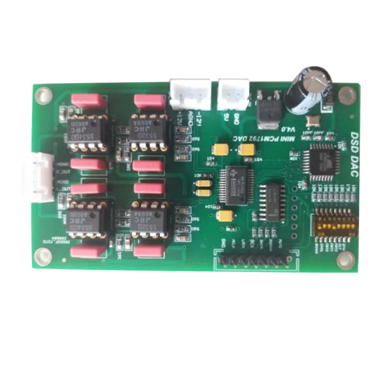 

Nvarcher PCM1796 DSD Decoder Board Supports Dual Parallel Mode DSD512 PCM384khz Beyond The ESS9038 AK4497