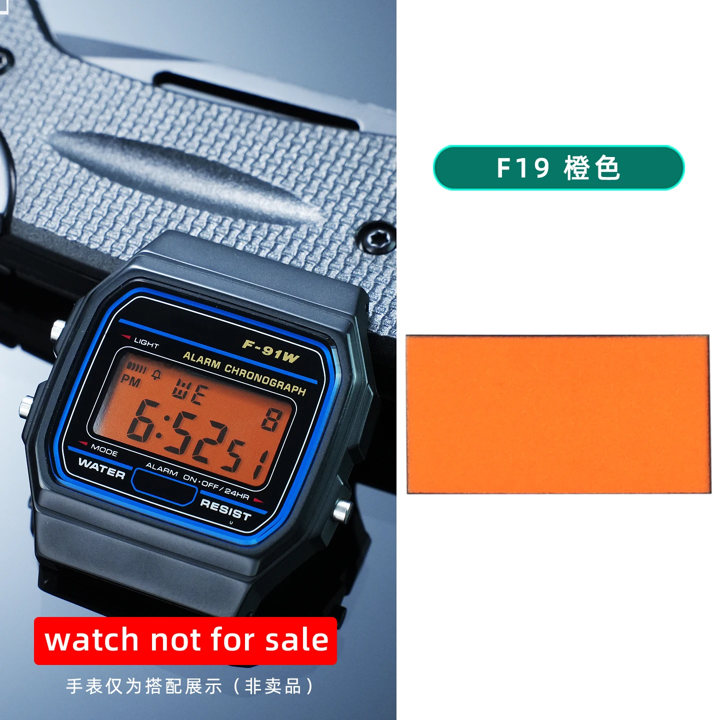 28 verschiedene Farbfolien für Display-Bildschirme, DIY-Aufkleber im Ins-Stil, HD-Folienaufkleber für Casio F91 A158 A159 A168 F105 – Detail 24