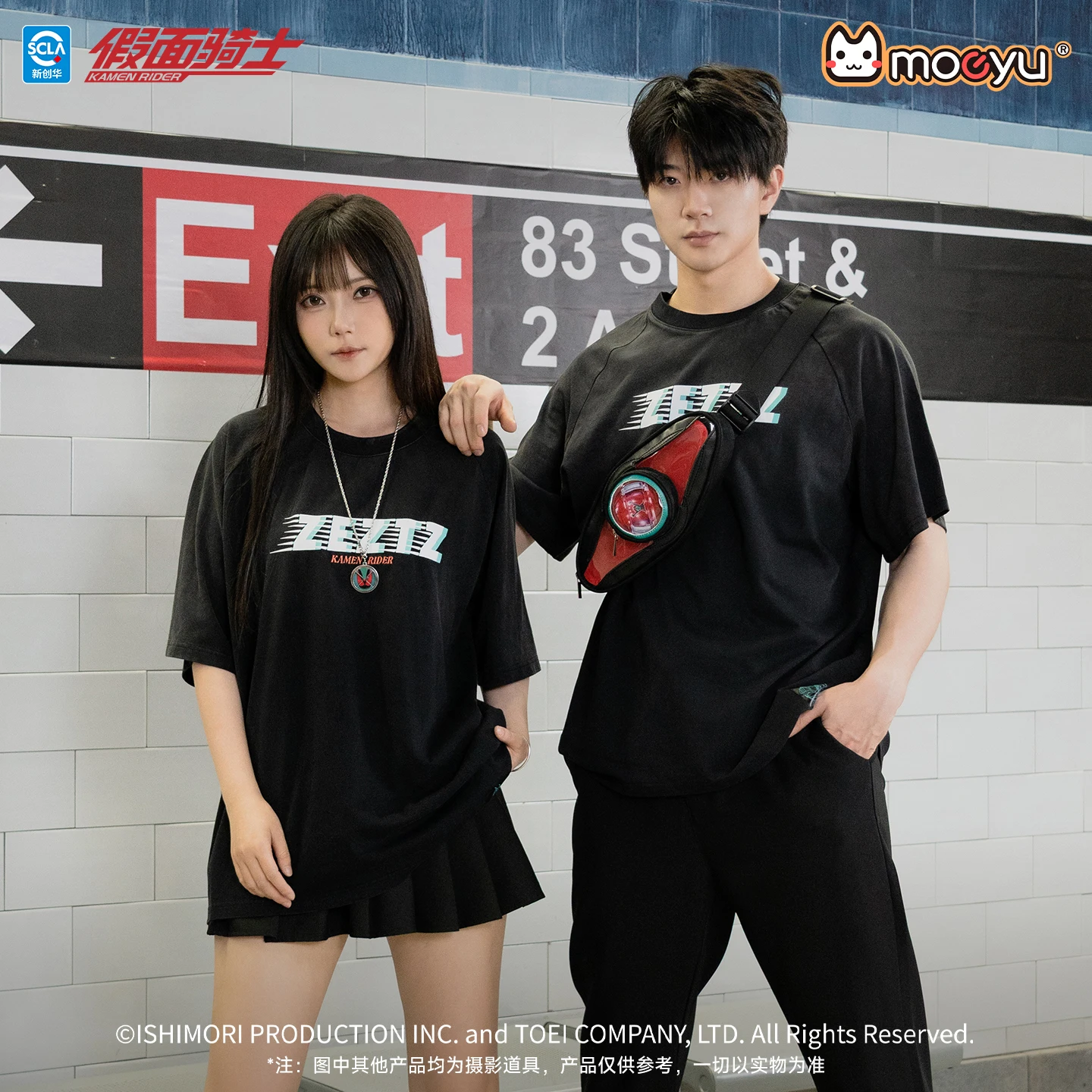 Moeyu KAMEN RIDER 55TH ZZZ Cosplay Men T-Shirt Women t shirt Short Sleeve Anime t-shirt Tops Oversize Tee Fashion Streetwear