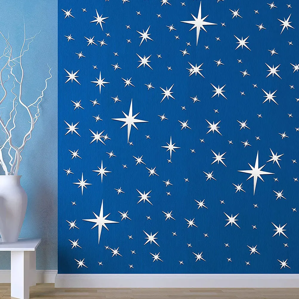 

1Set Mirror Acrylic Wall Sticker Decorative Wall Decal Multi-Function Door Sticker Household Room Accessory
