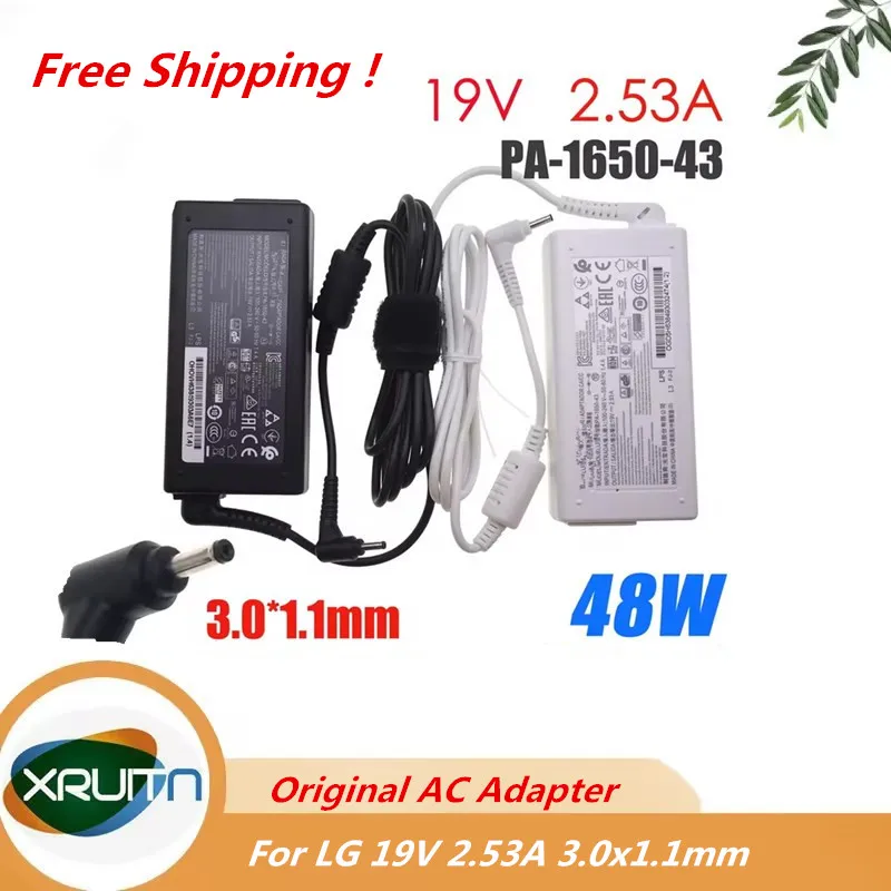

New Original 19V 2.53A FOR LG gram 17Z90N-R.AAC8U1 17Z990-R.AAS7U1 ADS-48MS-19-2 19048E PA-1650-43 AC Adapter Power supply