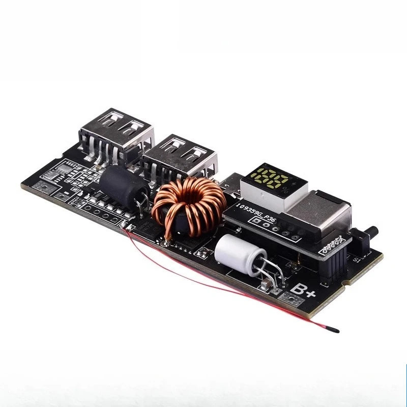 

Bidirectional Fast Charging Mobile Power Module Circuit Board DIY Main Board Nesting PD 65W100W Power Bank 6 Interface
