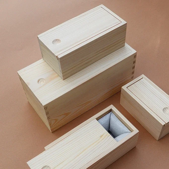 

Прямоугольная деревянная подарочная коробка, тянущая эфирное масло, пустой футляр для упаковки, чай