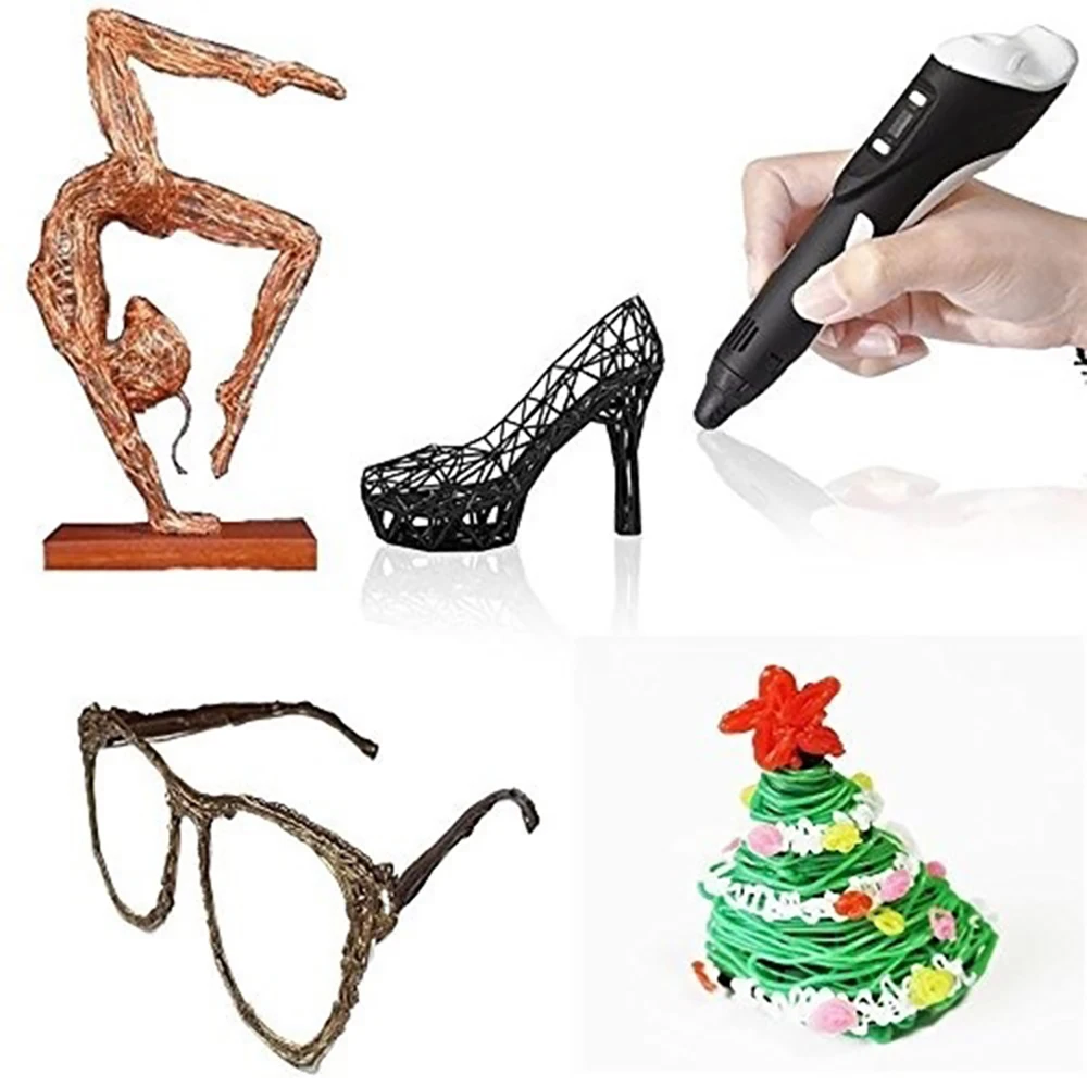 PLA Farbiger, geruchloser Sicherheits-Kunststoff-3D-Stift, Filamentdurchmesser 1,75 mm, für 3D-Druckstift, Kindergeburtstag, kreatives Weihnachtsgeschenk – Detail 6