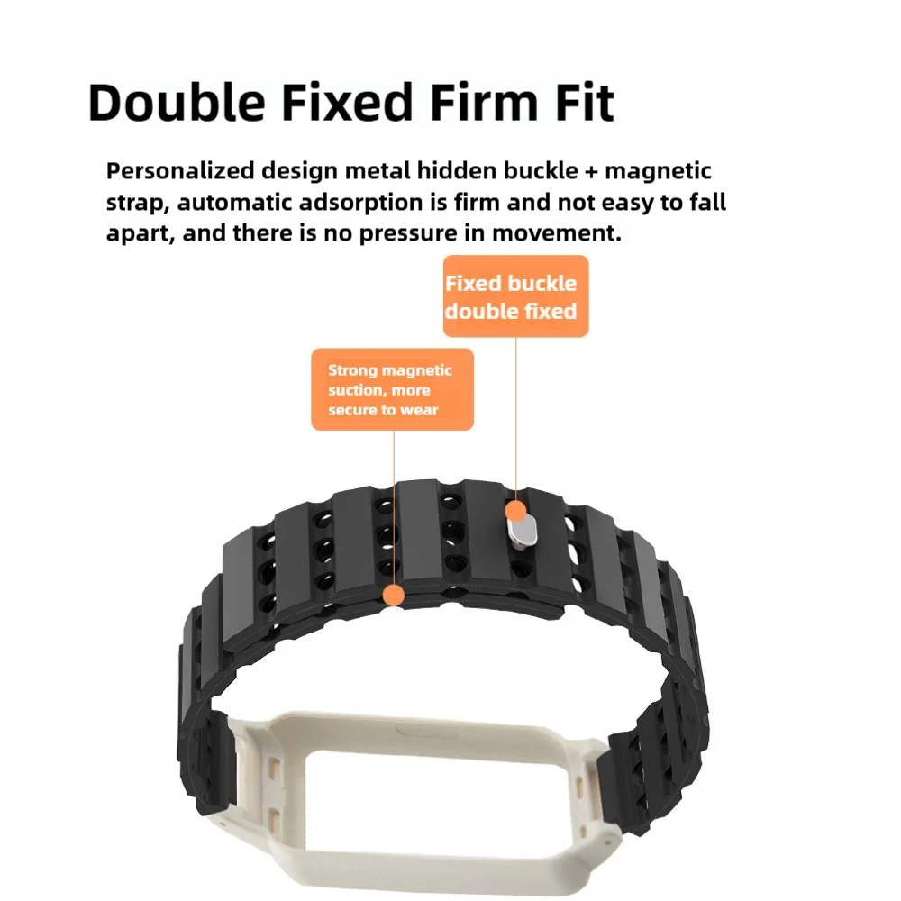 Спортивный магнитный ремешок для часов для Huawei B 6 6Pro 6NFC Honor B6 7 с силиконовым воздушным отверстием, быстросъемный дышащий ремешок для умных часов
