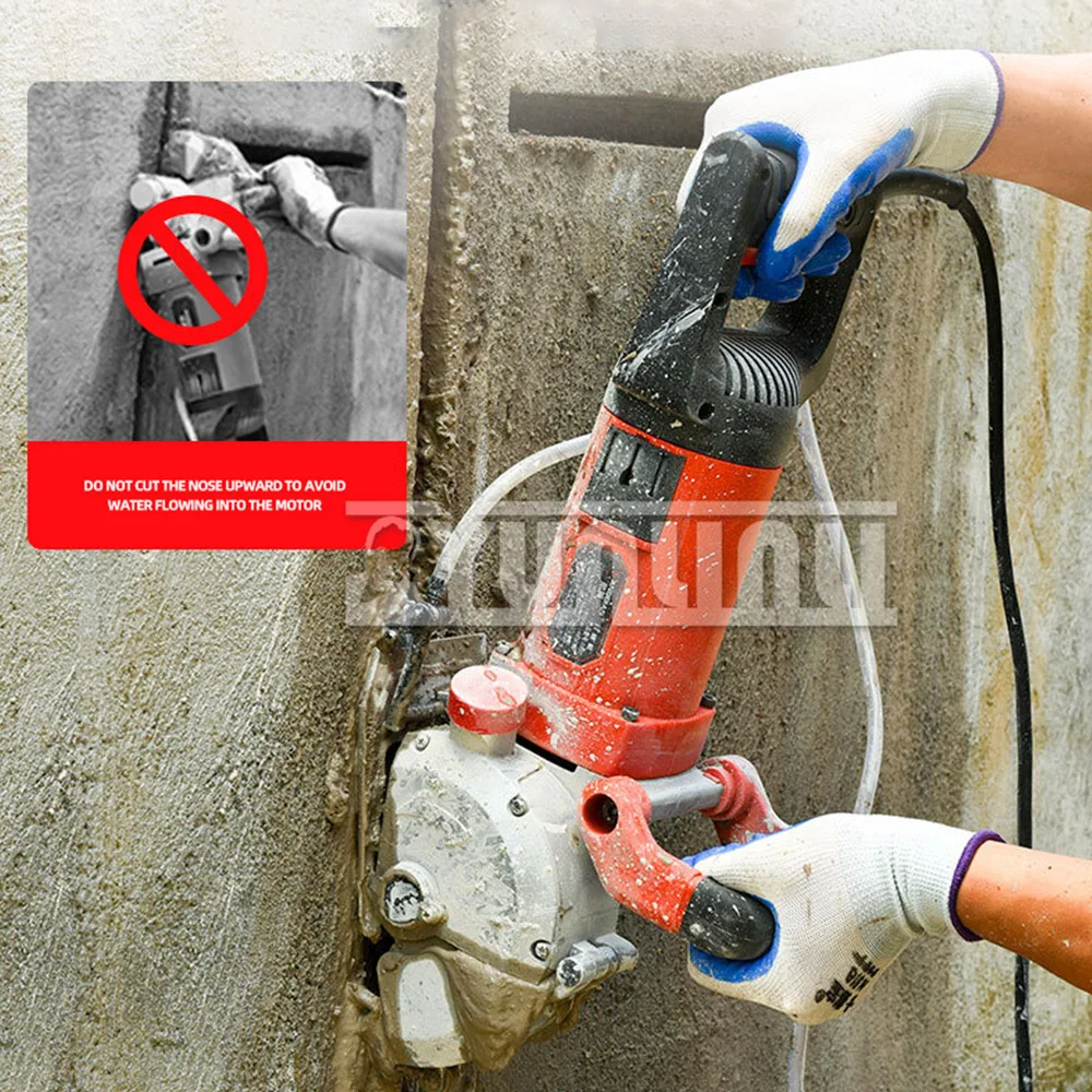 Dust-Free Hydropower Installation1800w 5 Blades Electric Wall Slotting Machine  Automatic Concrete Cutting Machine
