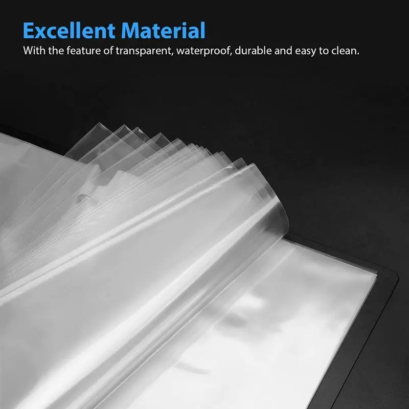 Sheet Protectors 100Pcs 8.5 X 11 Inches Clear Page Protectors For 11 Ring Binder PP Sleeve For Paper Protector Acid Free A4 Page