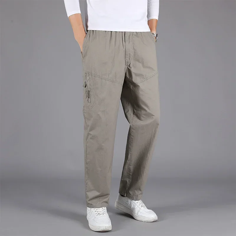 Men's Comfortable, Casual, Fashionable, Versatile, Pure Cotton Spring/Summer New Pants