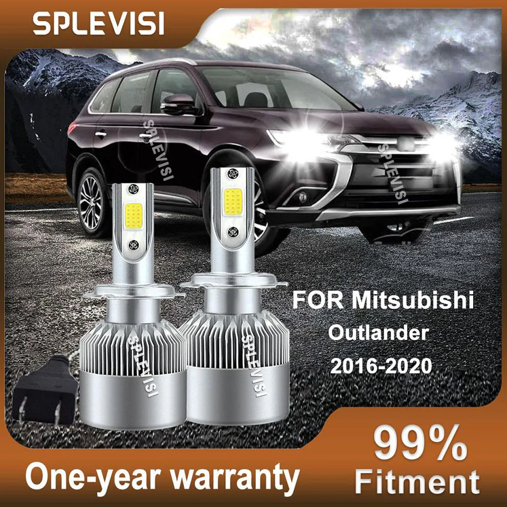 

Car LED Headlight Low Beam Bulbs Conversion Kit For Mitsubishi Outlander 2016-2020 Suzuki Grand Vitara 2006-2013 luz para auto