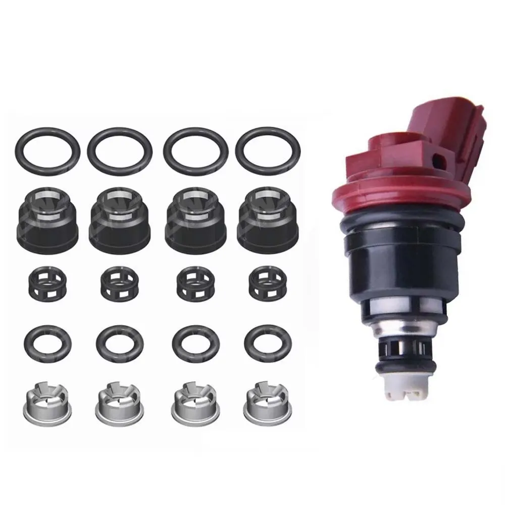 

4 комплекта ремонтных комплектов топливных форсунок для Nissan Sentra Altima Infinit SR16 SR20 SR20DET 16600-10Y00 16600-96E01