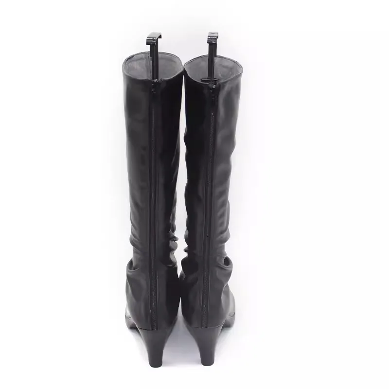 Anime Oshi No Ko Hoshino Rubii Cosplay Schoenen Zwarte Lange Pu Laarzen Hoshino Rubii Cosplay Kostuum Prop Schoenen Voor Halloween Feest
