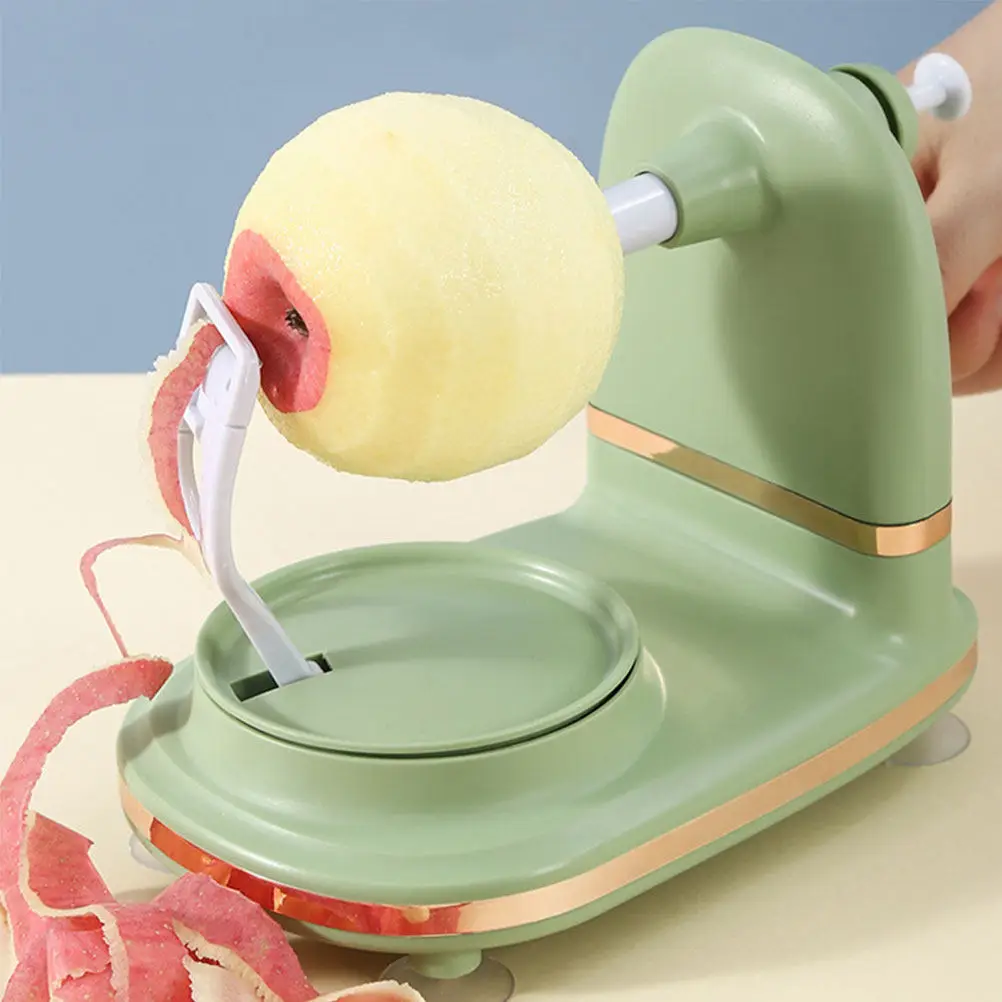 High-Quality Hand-Crank Fruit Peeler Stainless Steel Blade ABS Body Efficient Peeling Tool for Pears Potatoes Kitchen