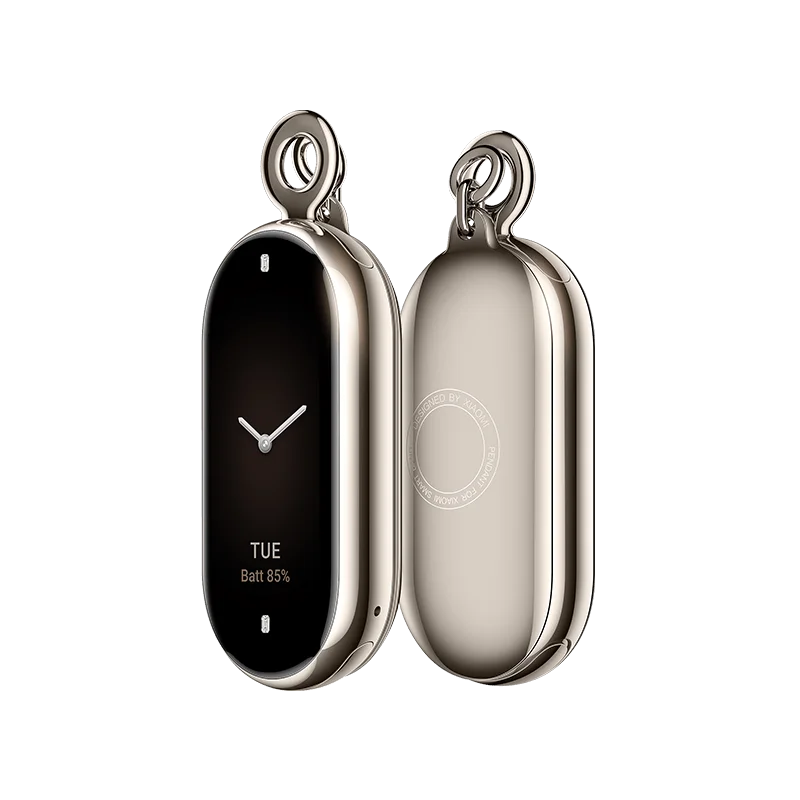 سوار شاومي مي باند 8 أصلي 100% سوار من الجلد المنسوج بسلسلة من البولي يوريثان صندوق بيع بالتجزئة قابل للاستبدال