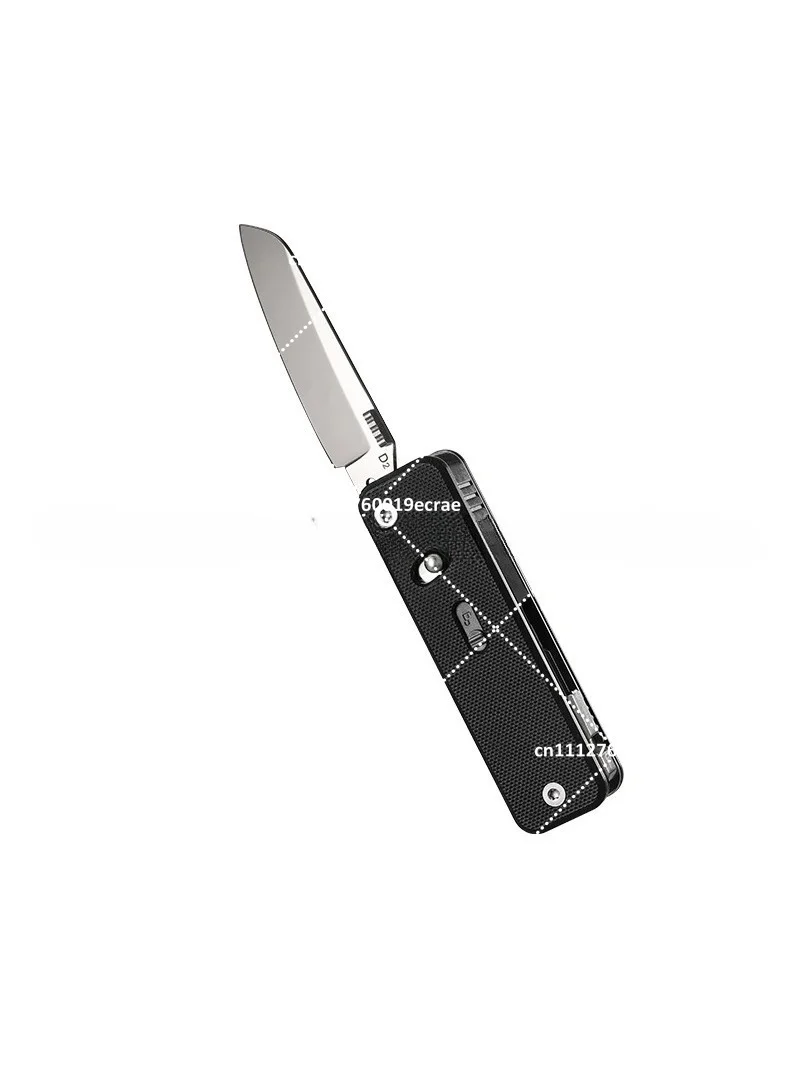 S503G Back Clip Multifunctional High Hardness Outdoor Camping Multi Knife Scissors Practical Folding Knife