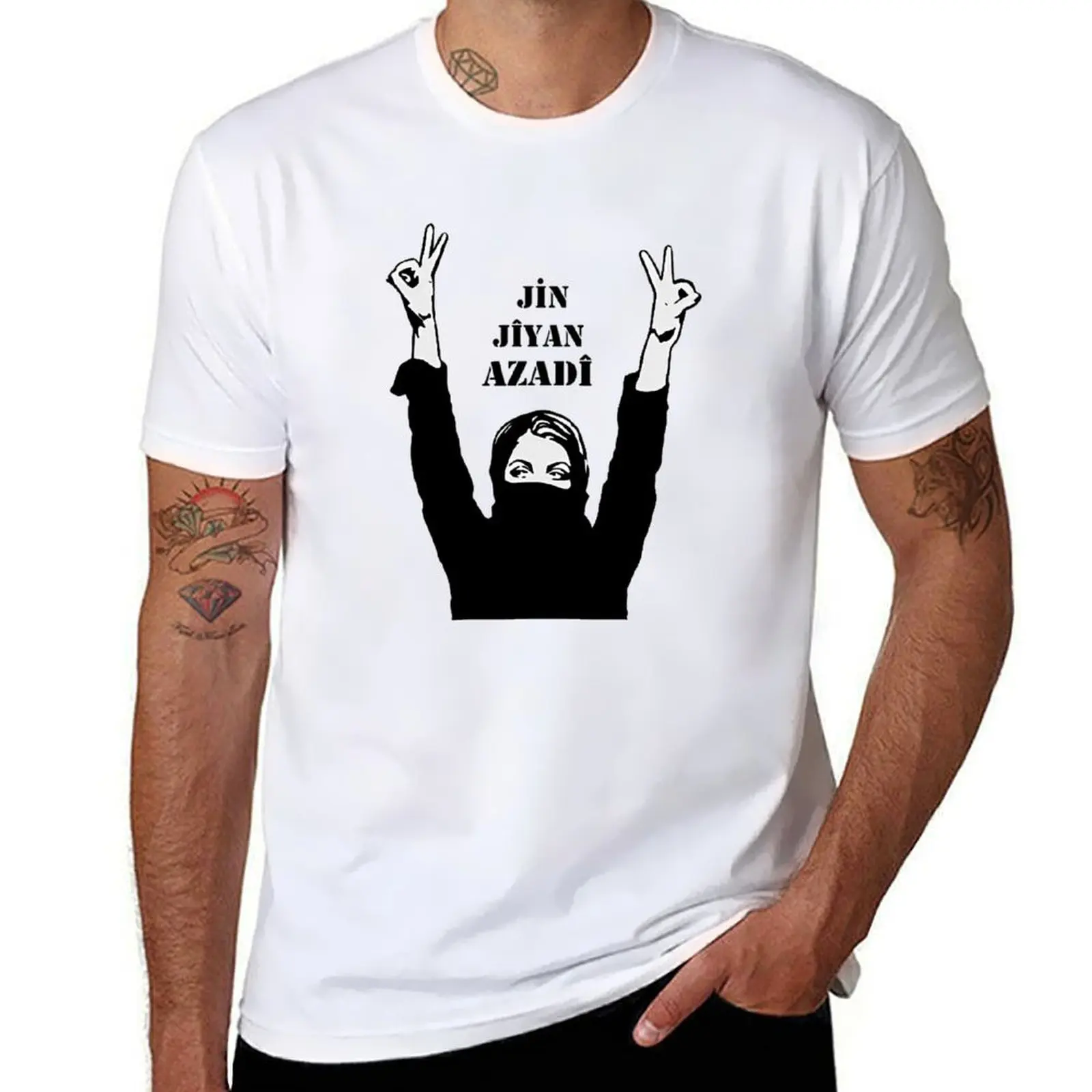 

Jin Jiyan Azadi Best Selling T-Shirt t shirts for man cotton funny t shirts for man graphic funny T-Shirt