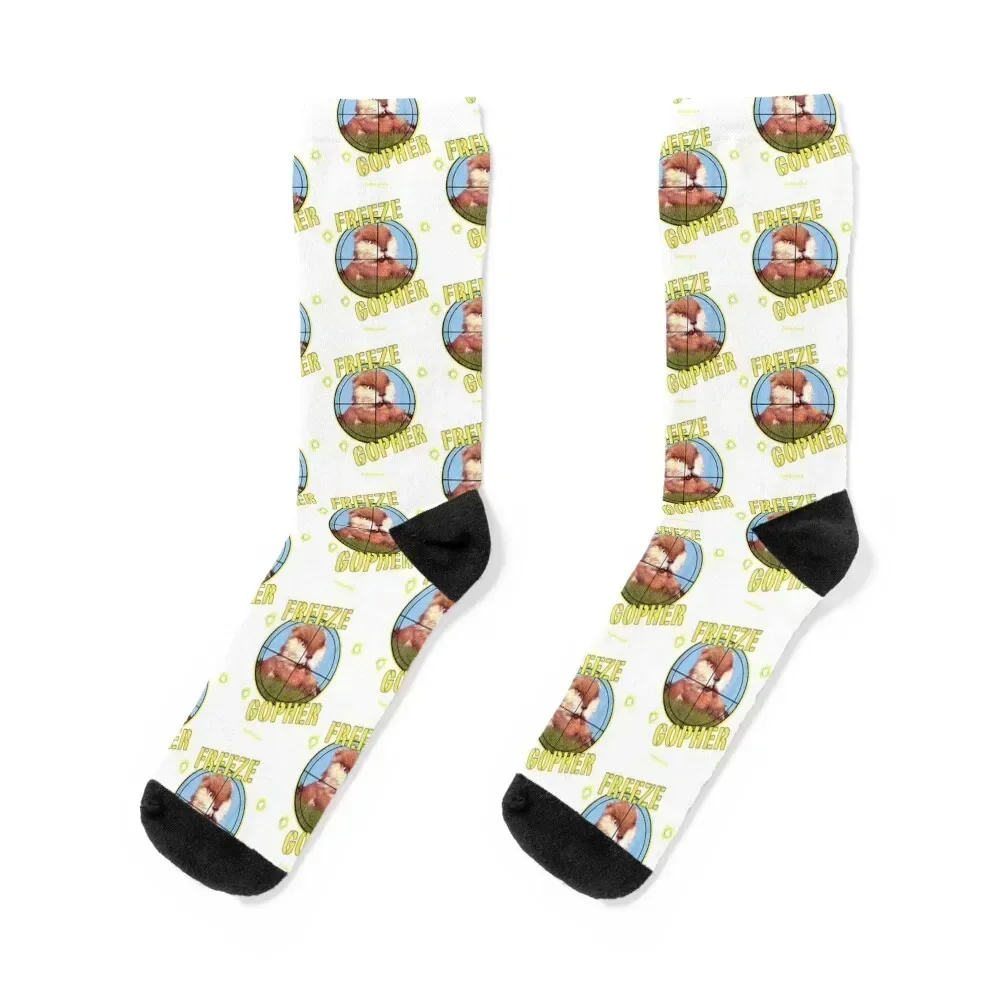 

Caddyshack Freeze Gopher Socks retro moving stockings designer brand Sports Ladies Socks Men's