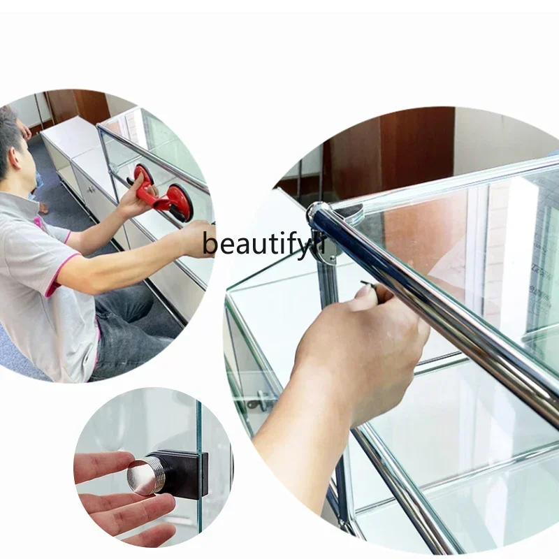 

Витрина бытовых винных шкафов, игрушек, прозрачное закаленное стекло, многослойные витрины для хранения вещей