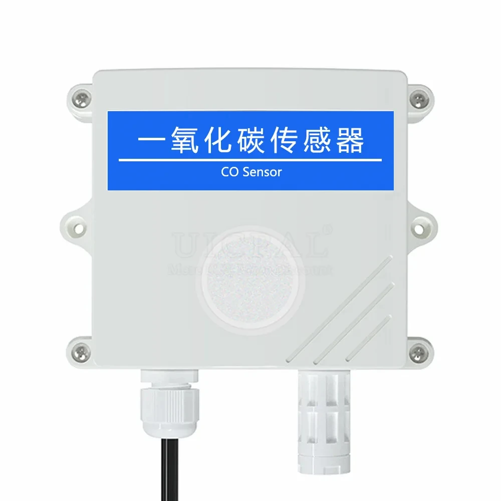 CO Sensor Alarm Soot Gas Pollution Detector RS485 Output Analog 0-5V 0-10V 4-20mA Carbon Monoxide Gas Sensor 0-1000ppm