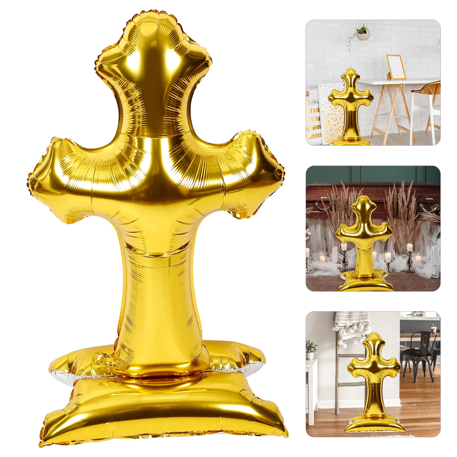 

Balloons Baptismal Eucharist Baby Shower Decorate Wedding Party Gold Memorial Golden Newborn
