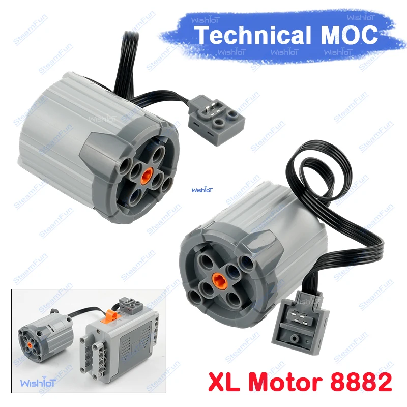 

8882 Power Functions XL Motor Compatible MOC Bricks Power Up with legoeds Technical Parts Assembled Building Block Car Toys