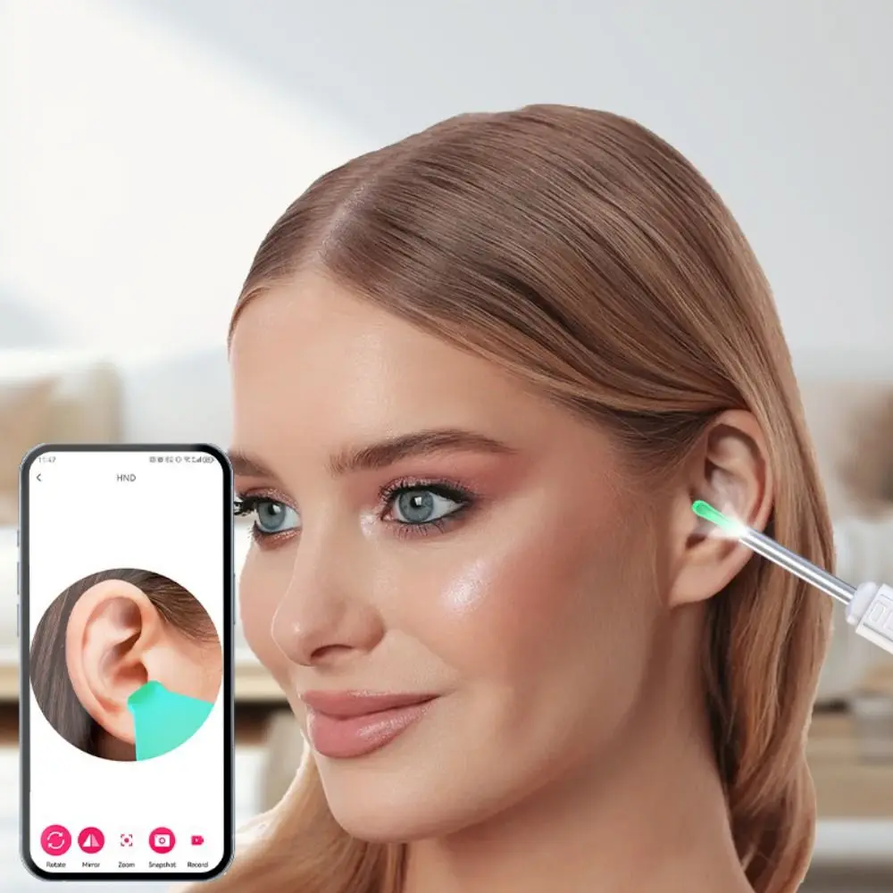 Smart Visual Ear Cleaner Wireless WiFi HD Camera Ear Cleaner Full Set USB Charging LED Lights Ear Cleaning Tools Oral Inspection