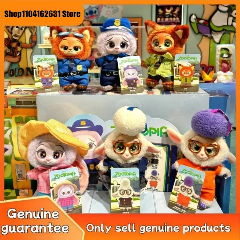 

Оригинальная слепая коробка Zootopia, милая фигурка Ника Джуди, плюшевая виниловая кукла, загадочная коробка, аниме-фигурки, мультяшная коллекция, модель игрушки