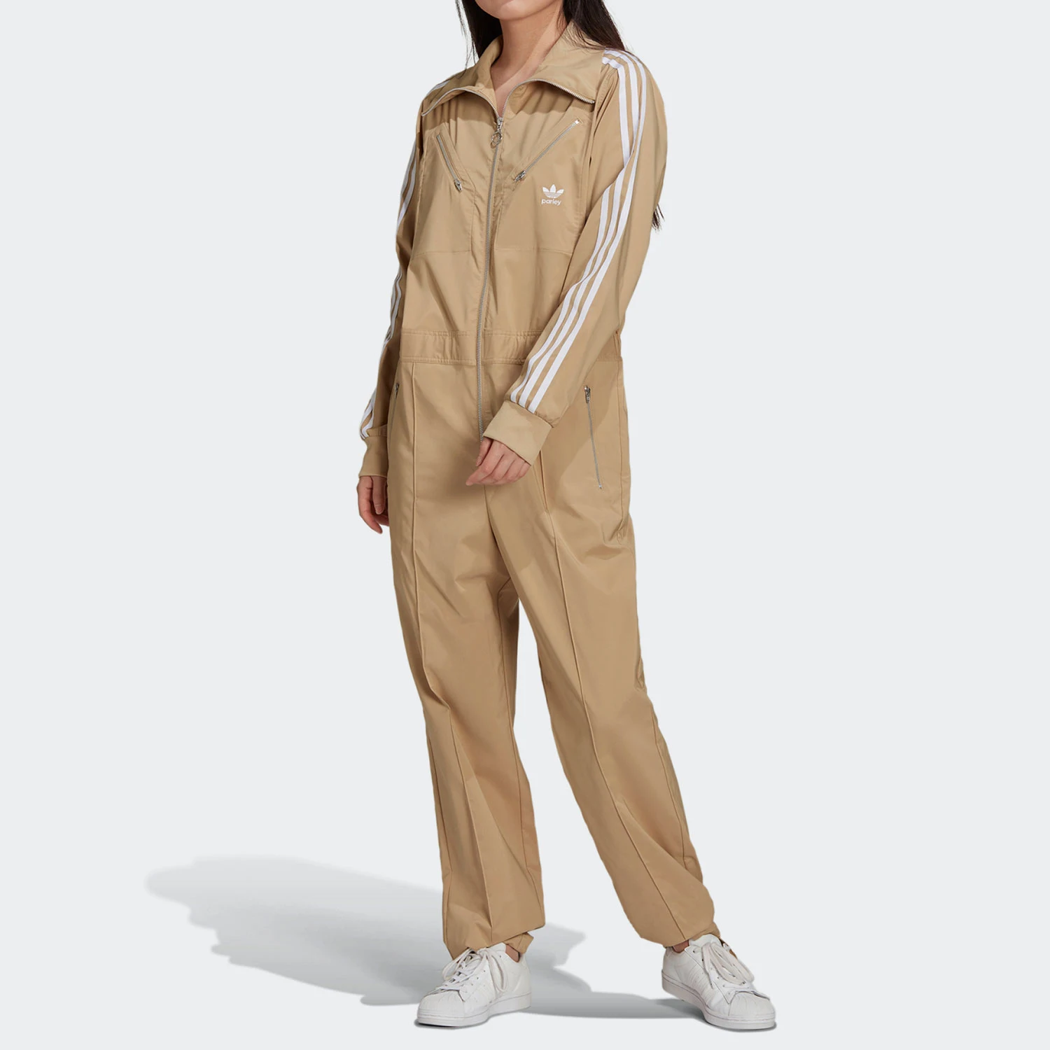 adidas-genuine-clover-women's-fashionable-striped-sports-jumpsuit-hd2518