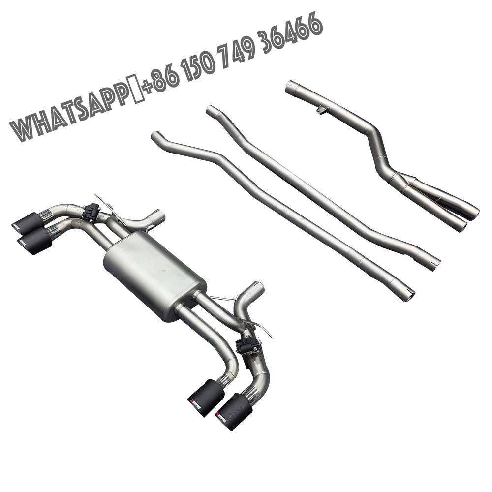 

Valvetronic Exhaust Muffler for BMW 540i 540 G30 G38 3.0T B58 Stainless Steel Exhaust Catback With Remote Control