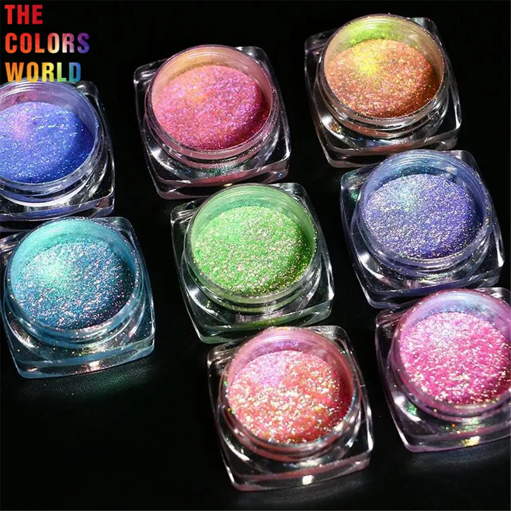 TCT-824 Unicorn MultiChrome Shifting Pigments Chameleon Eyeshadow Nails Powder Duochrome Rainbow Mermaid Colorshift Chameleon