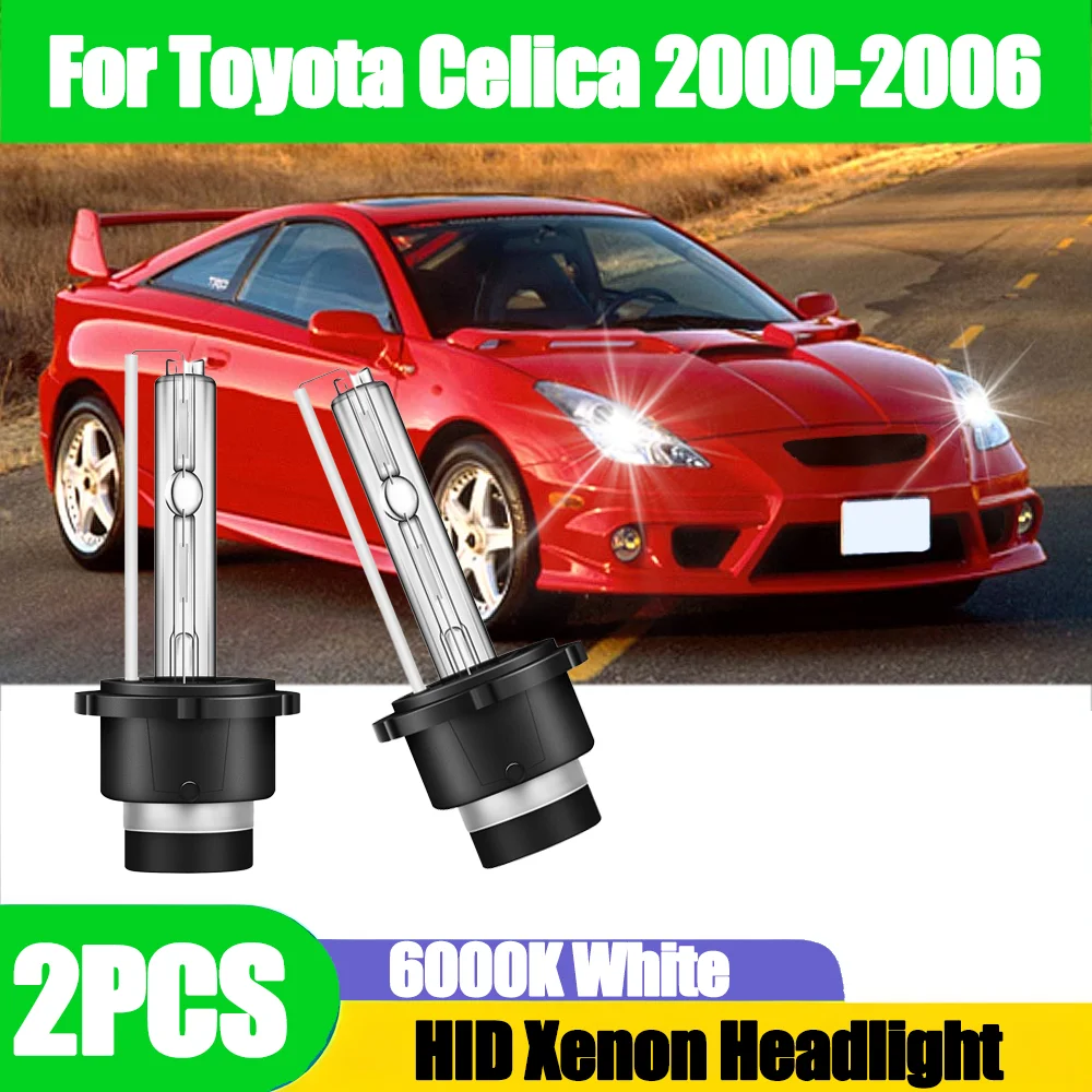 

2 шт., лампы D2S HID Xenon, 20000LM, высокая мощность, 6000K, супербелые ксеноновые фары для Toyota Celica 2000-2006 гг.