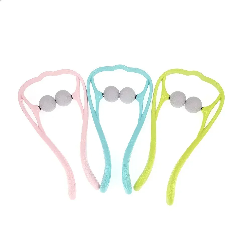 

Массаж глубокого давления, инструмент для самомассажа, снятие давления рук, ролик с двойной триггерной точкой шеи и плеч, массажер для шеи Ther