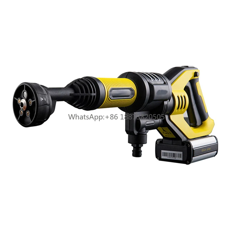 Portable High Pressure Wireless Car Washer Spray Gun Cordless Water Cleaner Gun