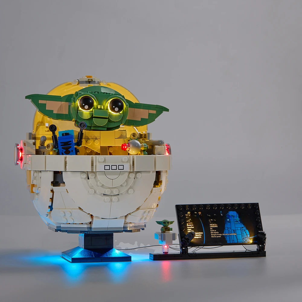 LED Light Kit For Grogu™ with Hover Pram 75403 Building Blocks (Only Light Kit Included)